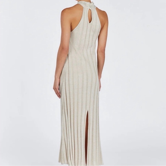 DISSH Everly Silver Knit Twist Dress - Picture 2 of 5